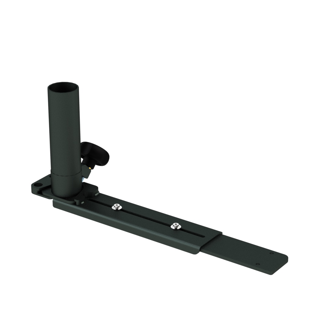 Einschraubbasis links/rechts mit abnehmbarem Aufnahmerohr