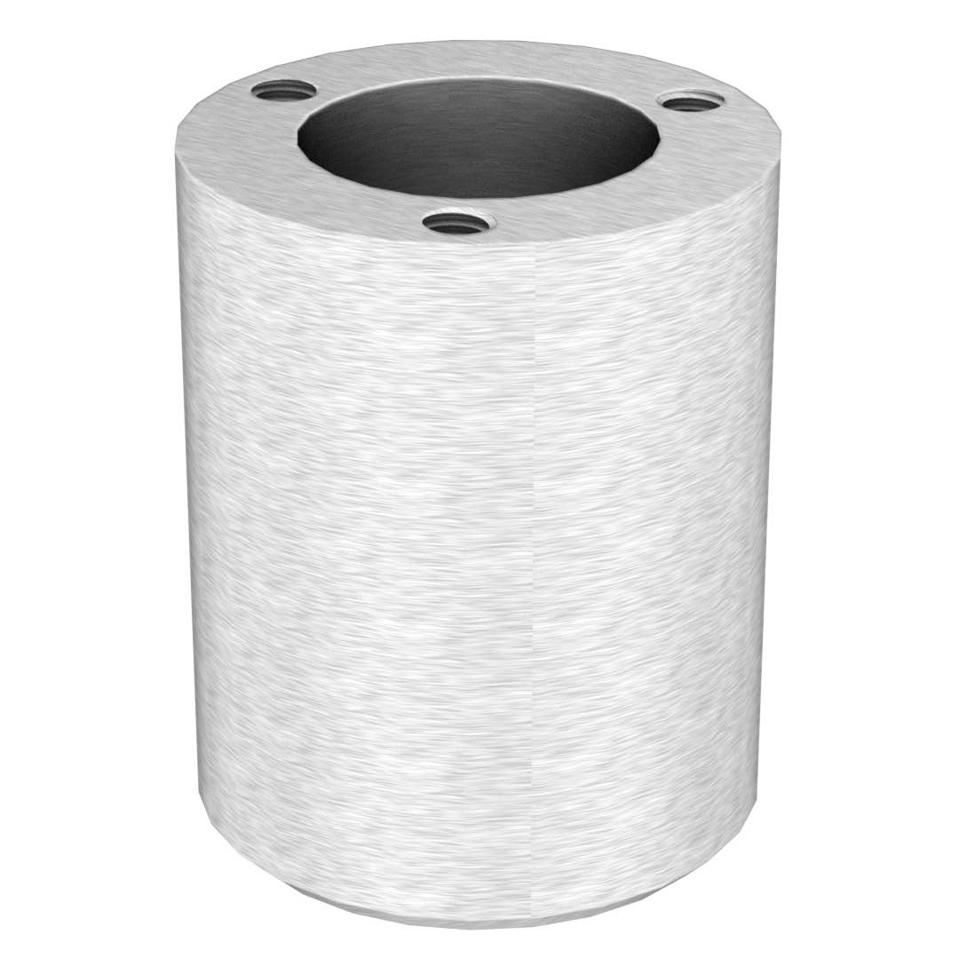 Gelenkzapfen 50mm für Laptop-Haltesystem aus eloxiertem Aluminium ohne Gleitmuffe