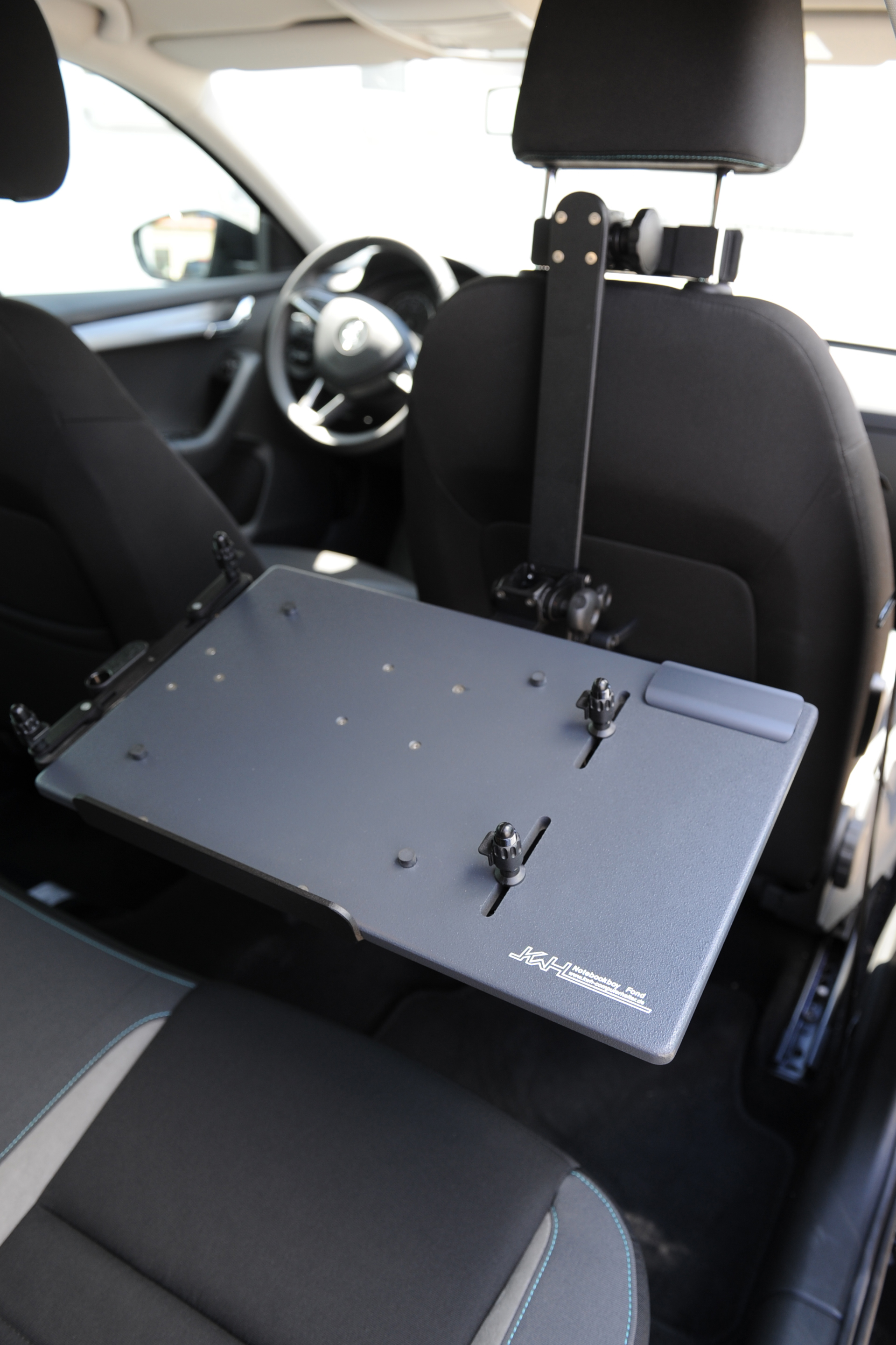 Laptop-Halterung für Rücksitzbank Notebookboy® FOND mit Notizfläche