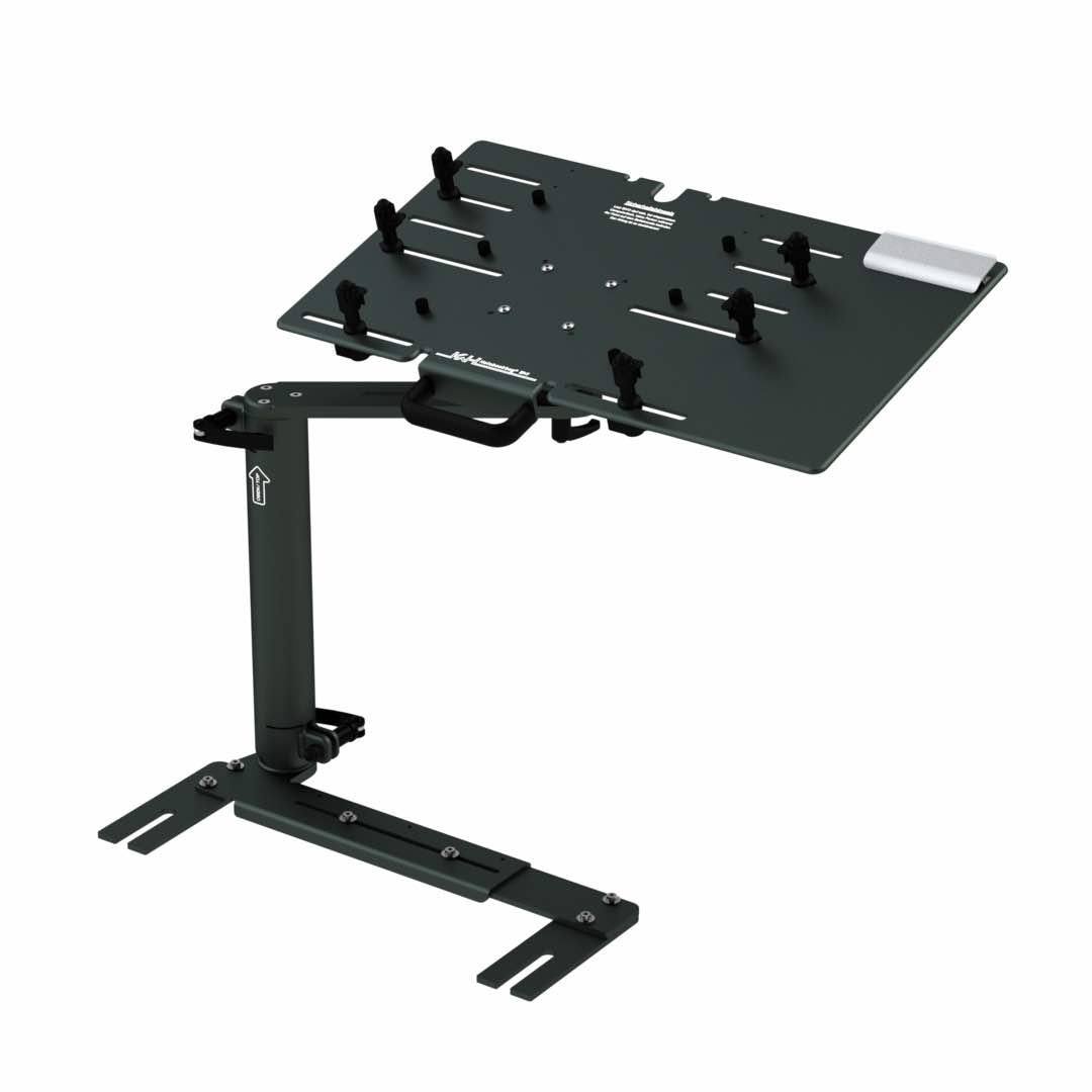 Laptop-Haltesystem Notebookboy® UNI auf Einschraubbasis mit Standrohr 300 mm