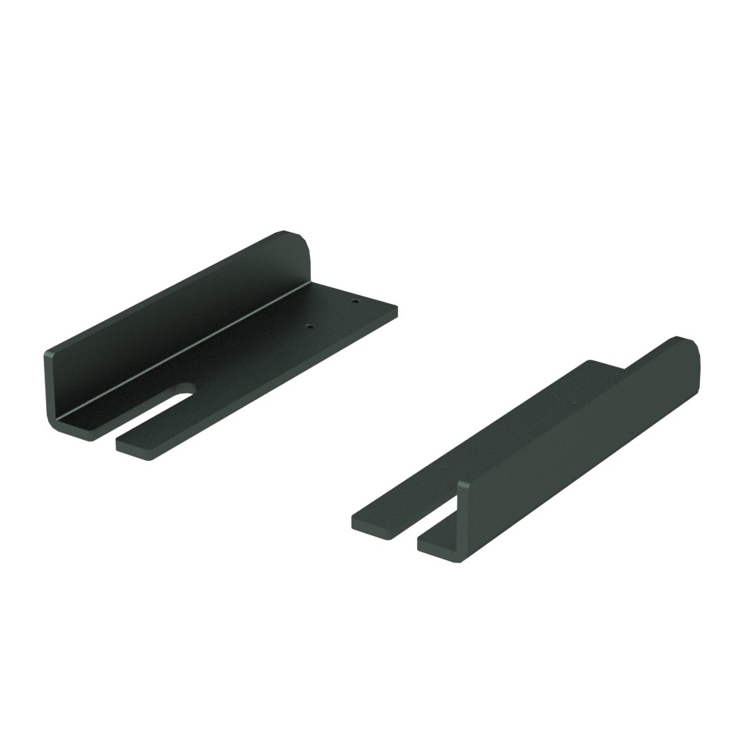 Basisadapter zur Laptop-Halterung für Volkswagen Caddy Modelle ohne Schubfach (Winkelausführung)