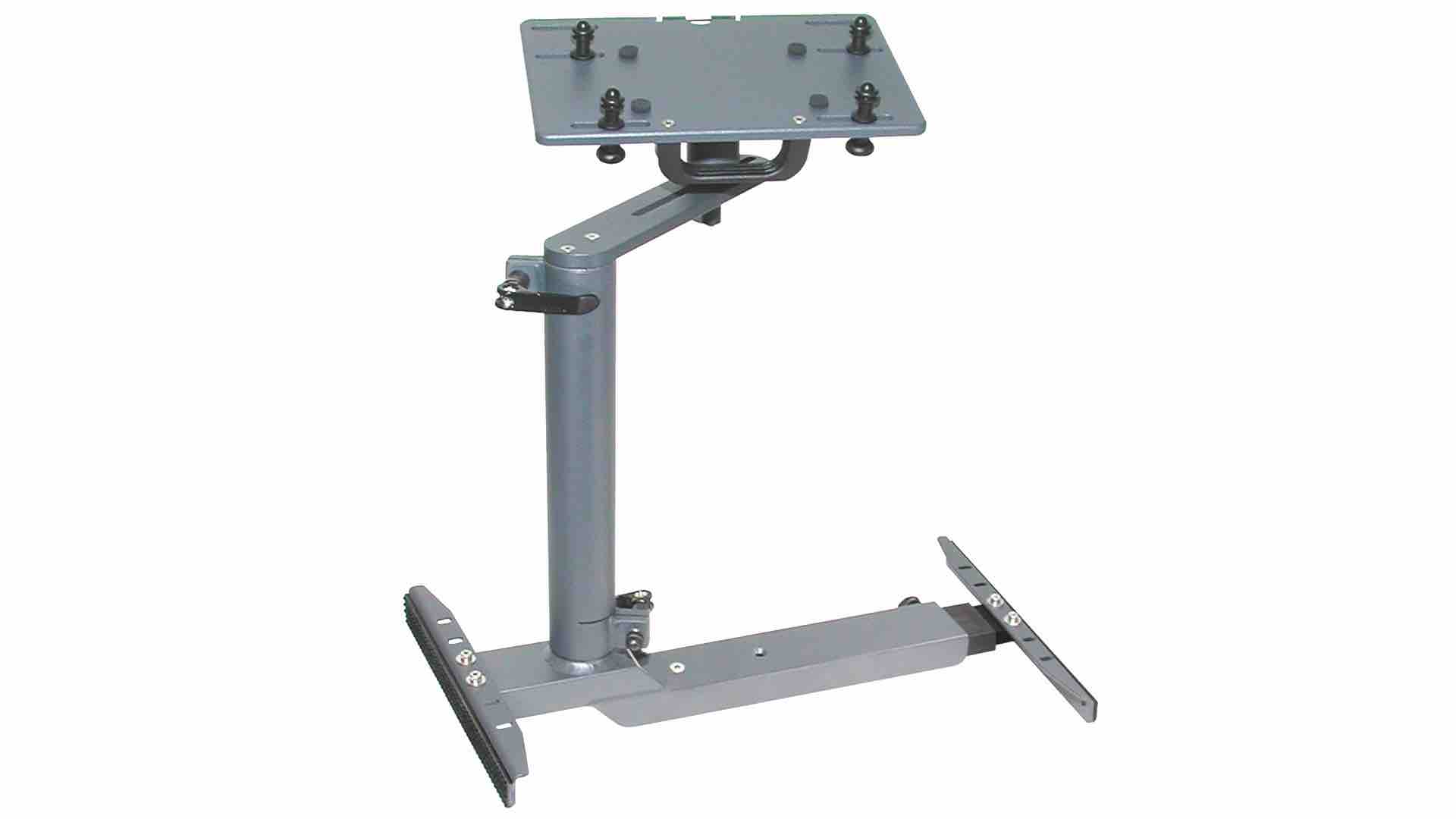 Laptop-Haltesystem Notebookboy® MINI auf Einspreizbasis mit Standrohr 300 mm