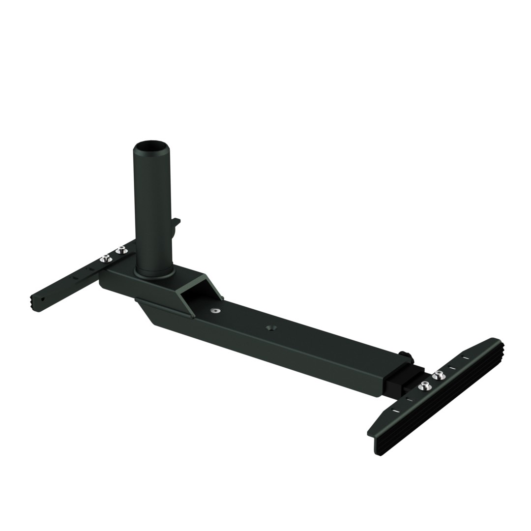 Universal-Einspreizbasis für Laptop-Halter im PKW