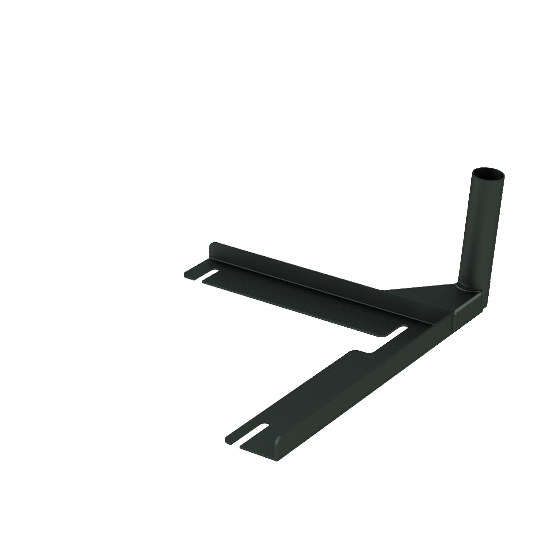 Basis Laptop-Halterung für Volkswagen T5 und T6 mit Einzelsitzen