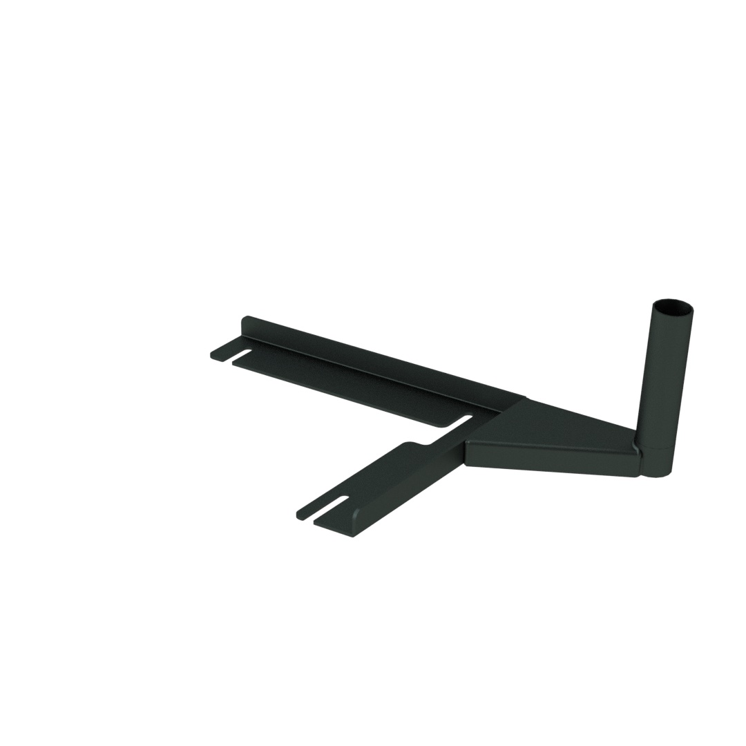 Basis Laptop-Halterung für Volkswagen T5 und T6 mit Doppelsitz