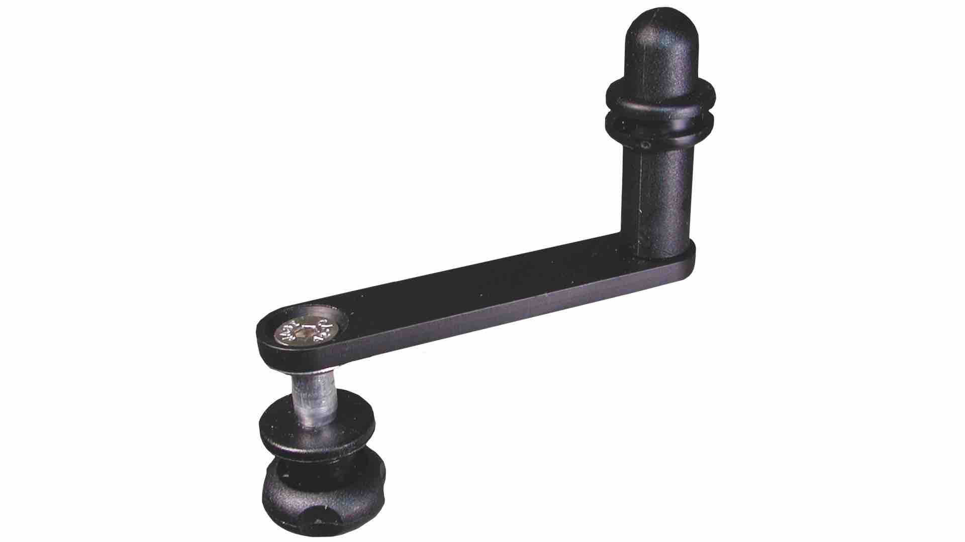 Einstellschiene 75 mm mit Haltesäule 45 mm