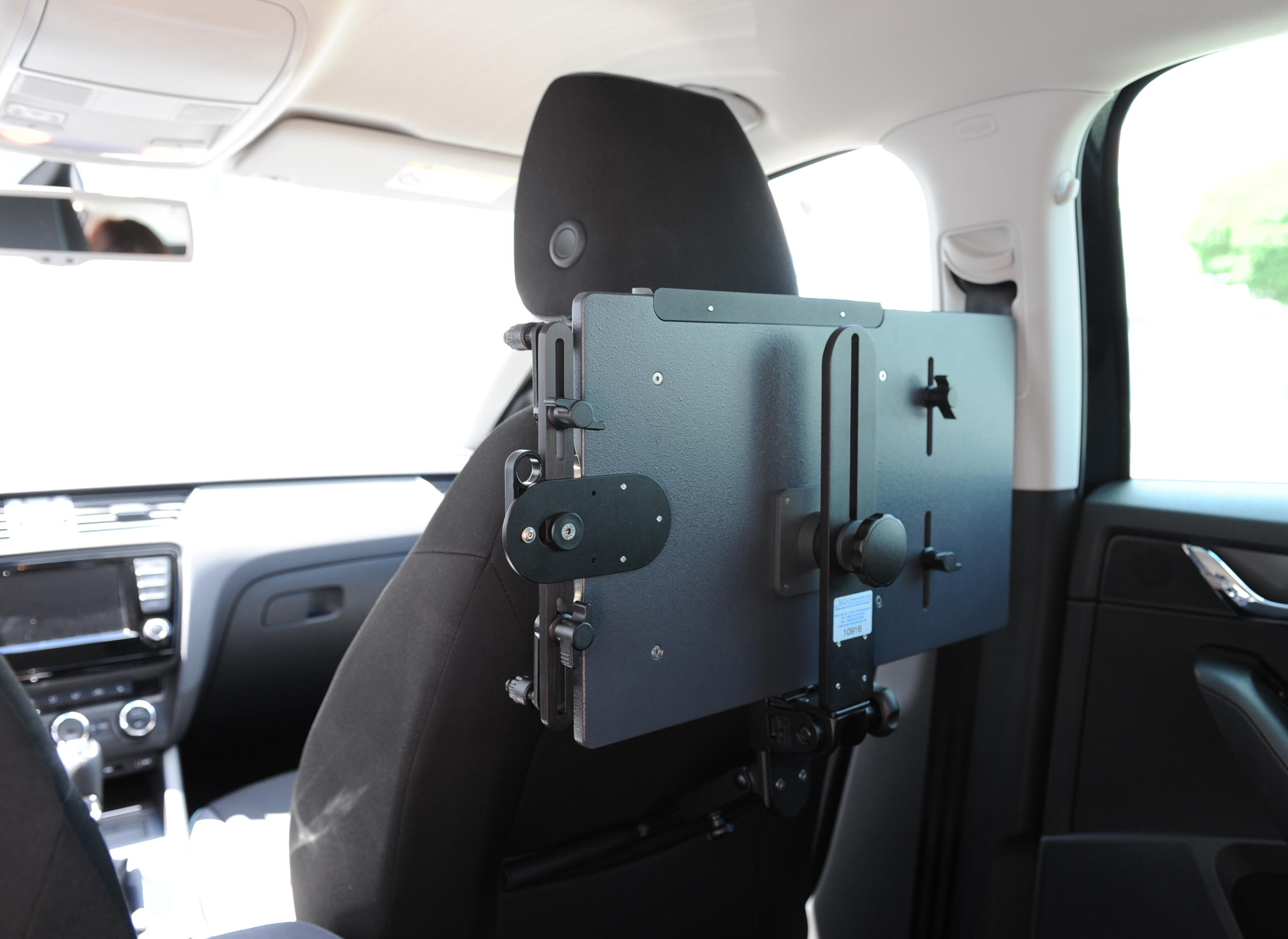 Laptop-Halterung für Rücksitzbank Notebookboy® FOND mit Notizfläche