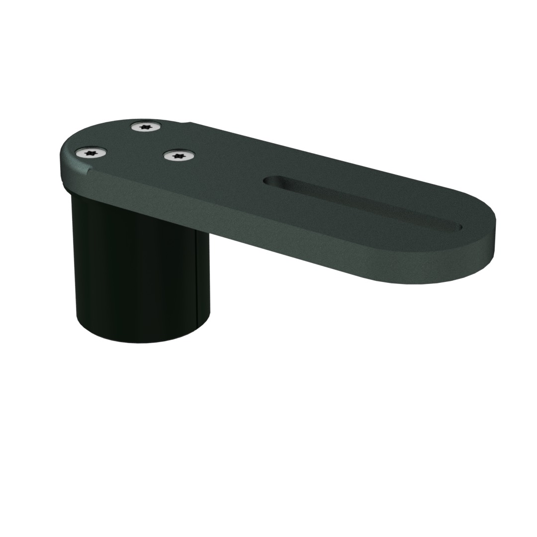 Schwenkarm 150mm für Notebook-Halterung mit Gelenkzapfen, Ende frei