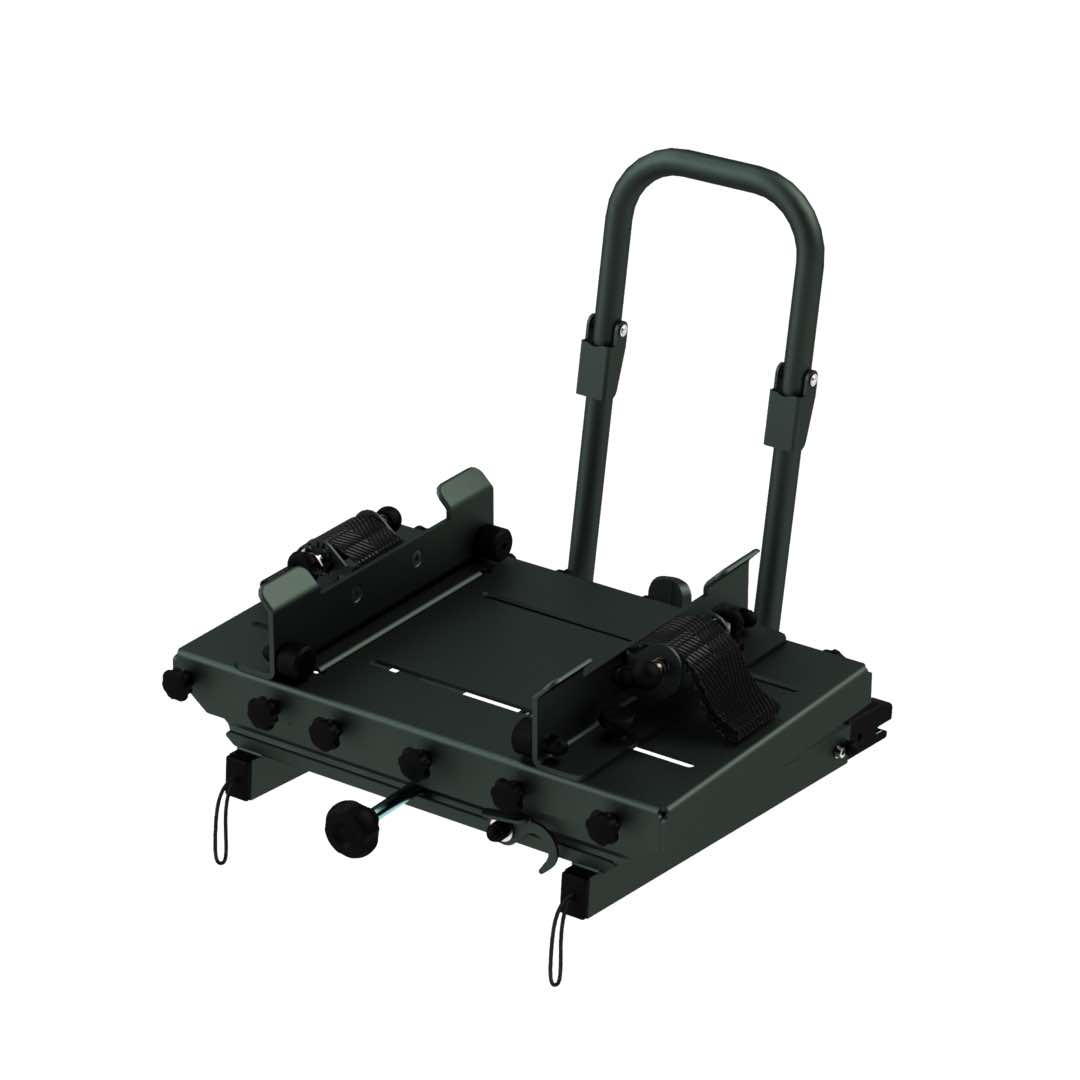 Messgerätehalter mit Gurtbefestigung