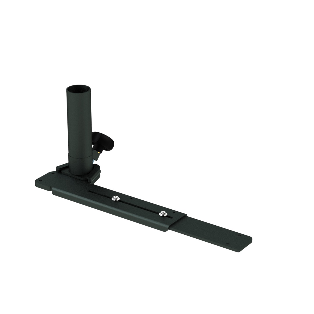 Universal-Einschraubbasis für Laptop-Halterung mit abnehmbarem Aufnahmerohr